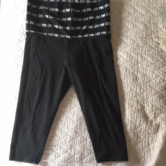 Victoria Secret Pink cropped leggings - Picture 1 of 3